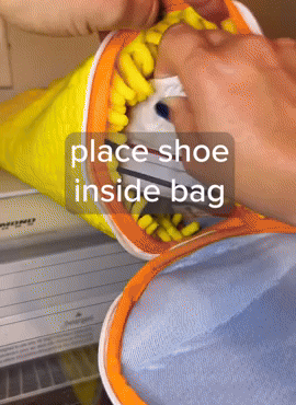 How to use Fluffie shoe laundry bag
