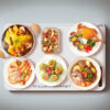studio_lighting_with_food.jpg HeatFold™ warming mat keeping a table of dishes warm