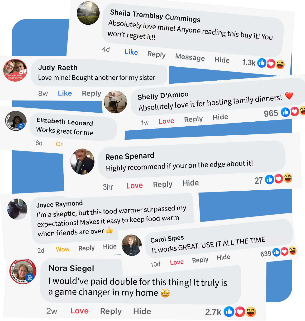 Customer comments about HeatFold™